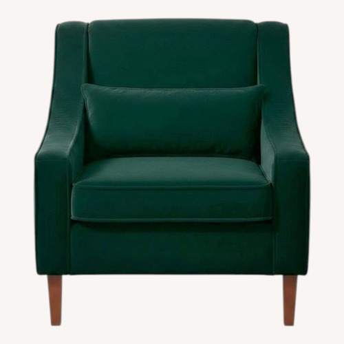 Used IKEA Flynshult Velvet Green Flynshult Chair for sale on AptDeco