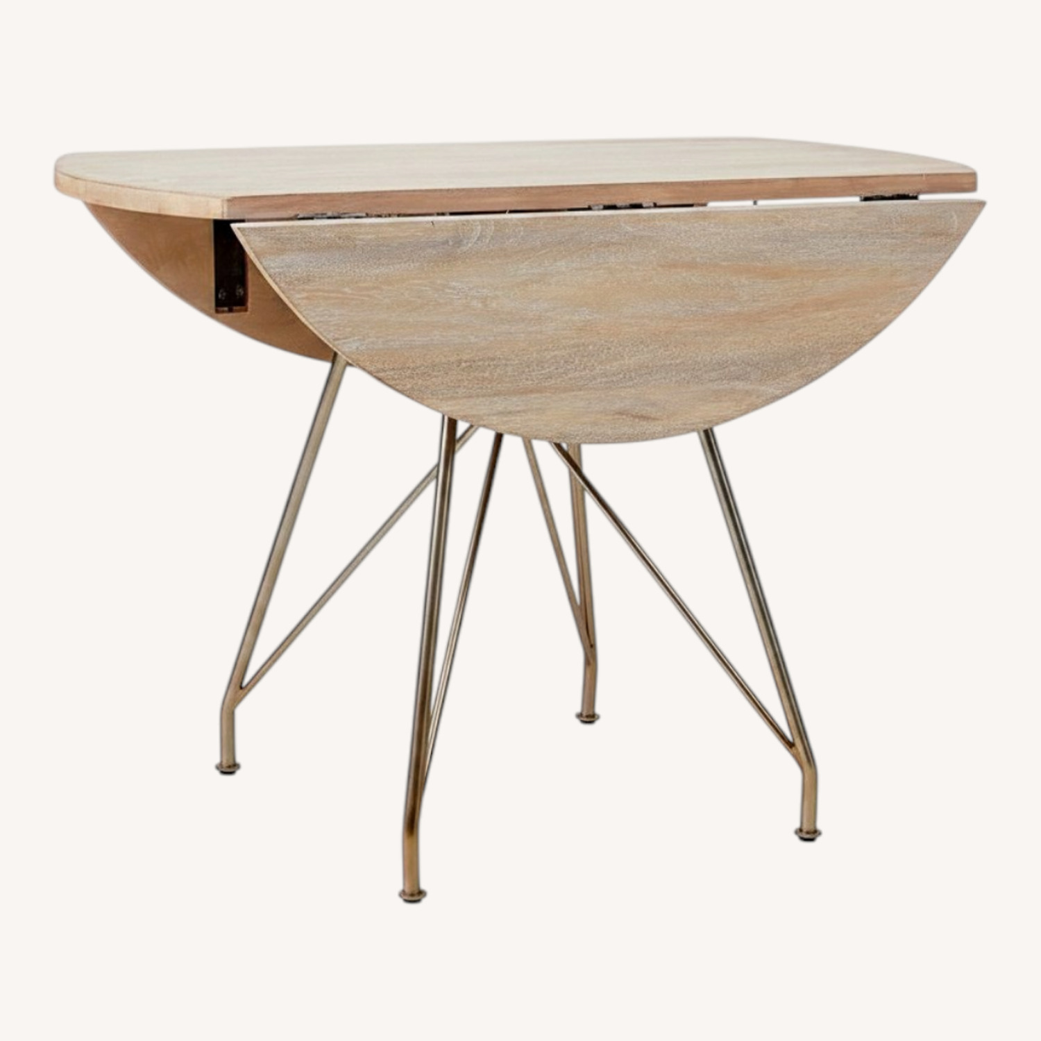 West Elm Natural Jules Drop Leaf Extendable Dining Table - image-0