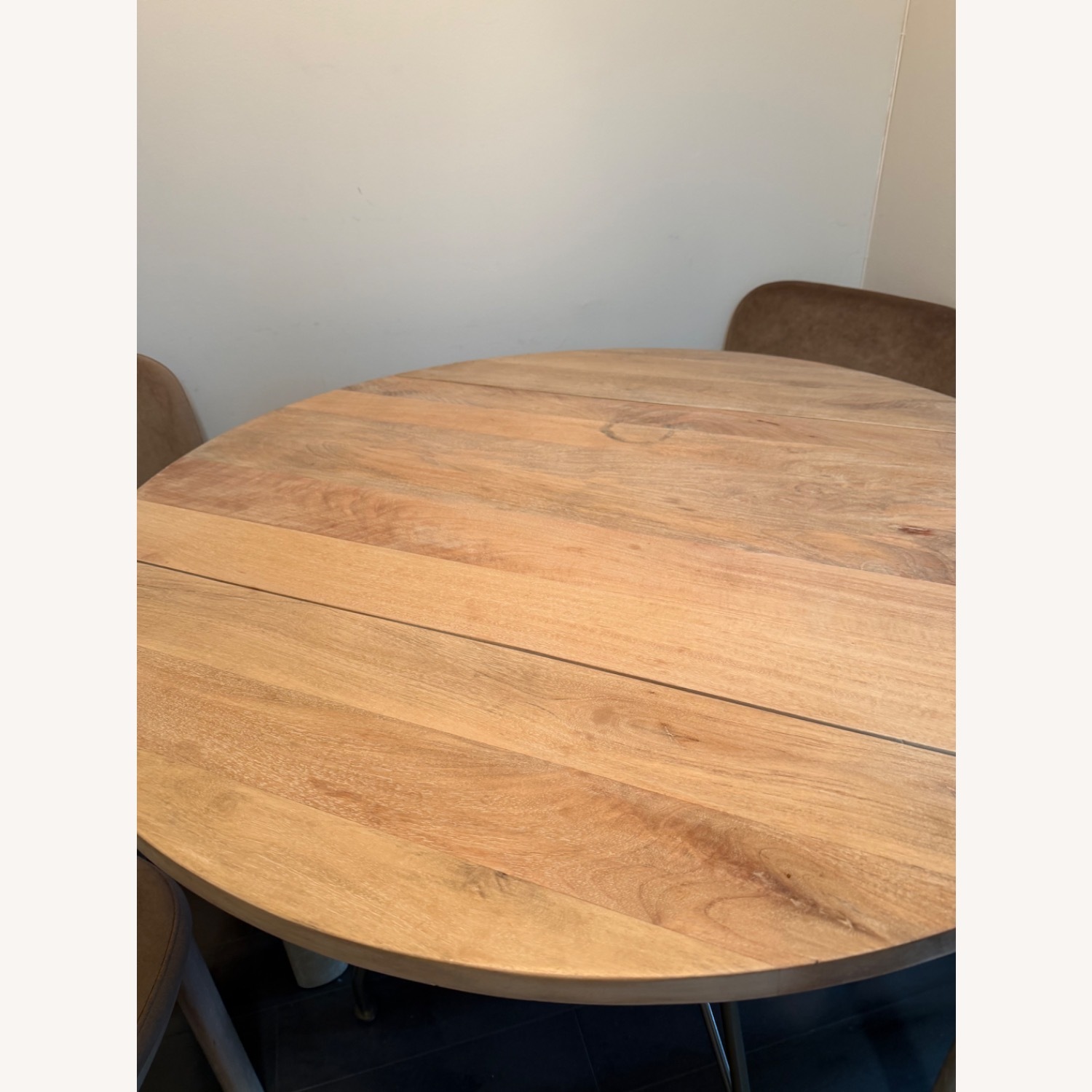 West Elm Natural Jules Drop Leaf Extendable Dining Table - image-6