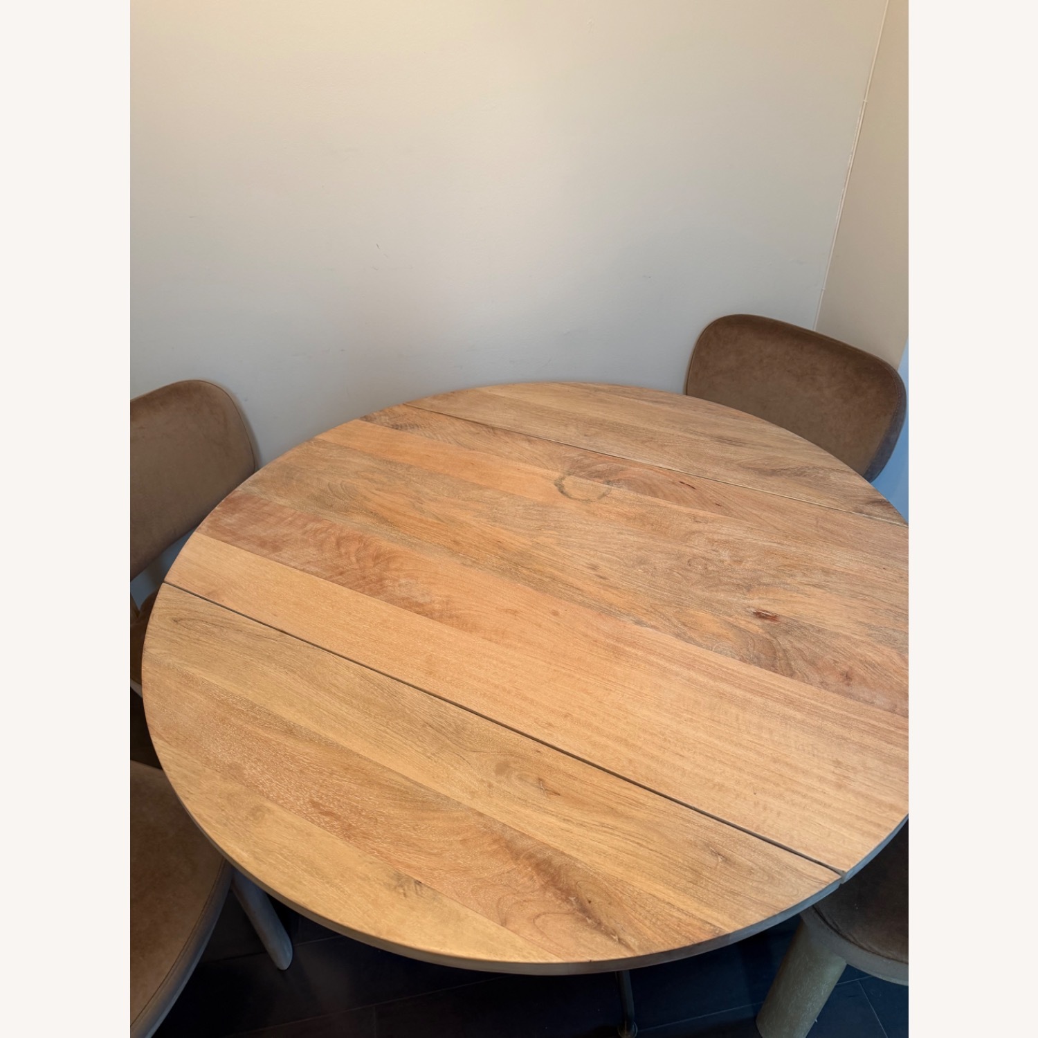 West Elm Natural Jules Drop Leaf Extendable Dining Table - image-5