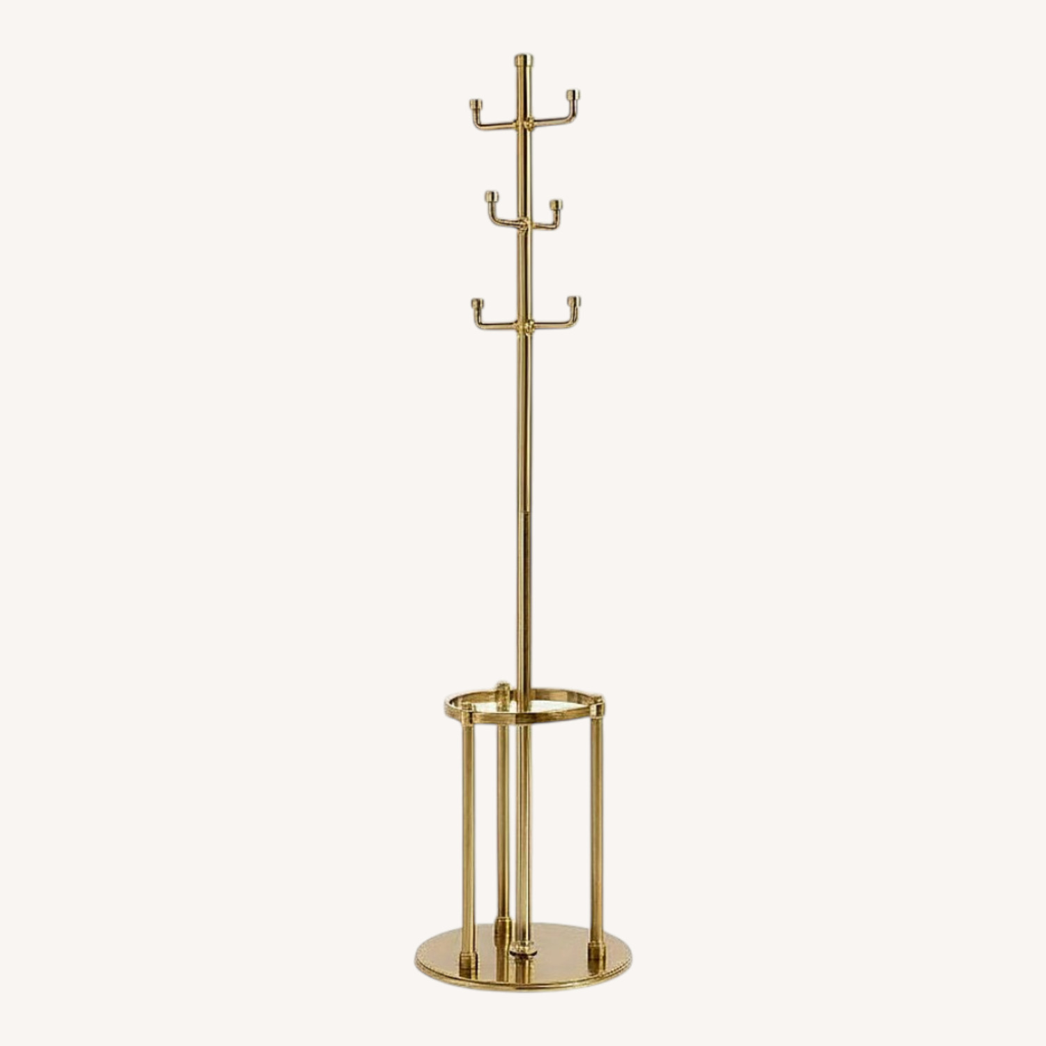 Pottery Barn Everson Brass Coat Rack - image-0