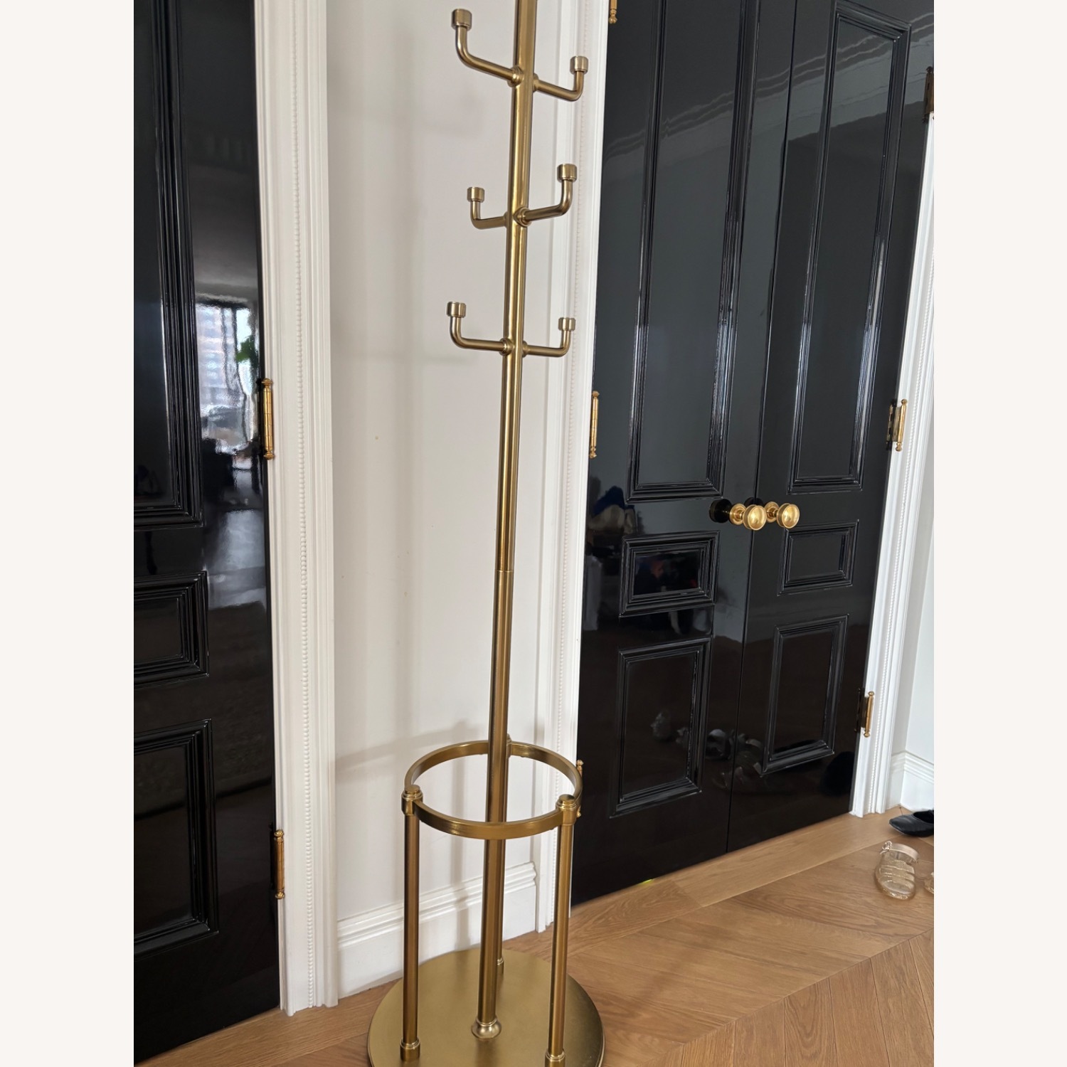 Pottery Barn Everson Brass Coat Rack - image-2