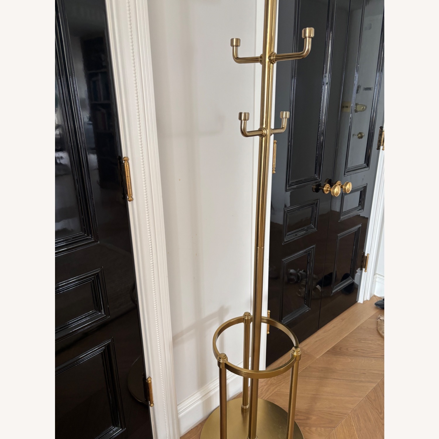 Pottery Barn Everson Brass Coat Rack - image-4