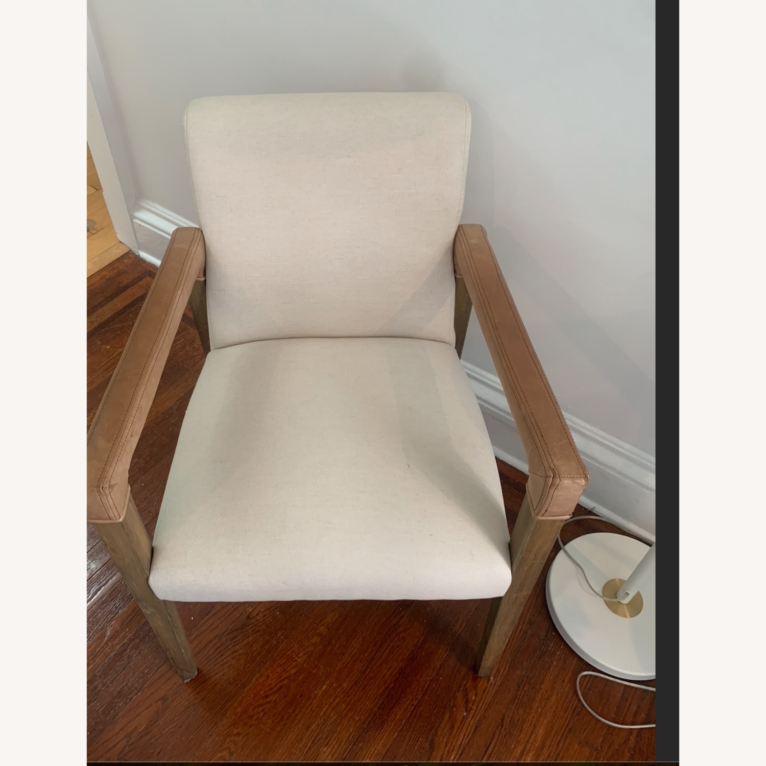 West Elm Wrapped-Arm Upholstered Dining Chair - image-2