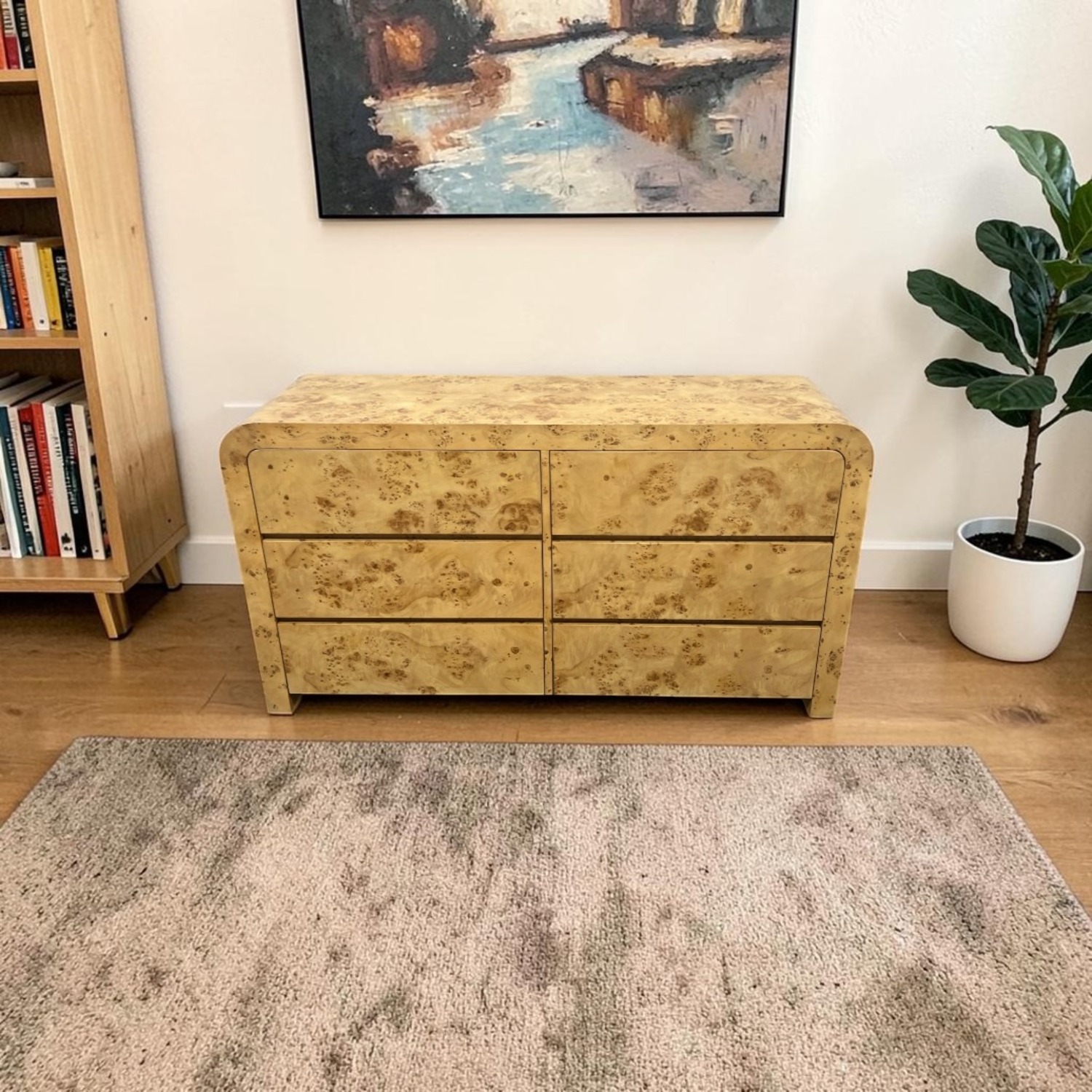 Joss and Main Cora Burl Wood 6 Drawer Dresser - image-1