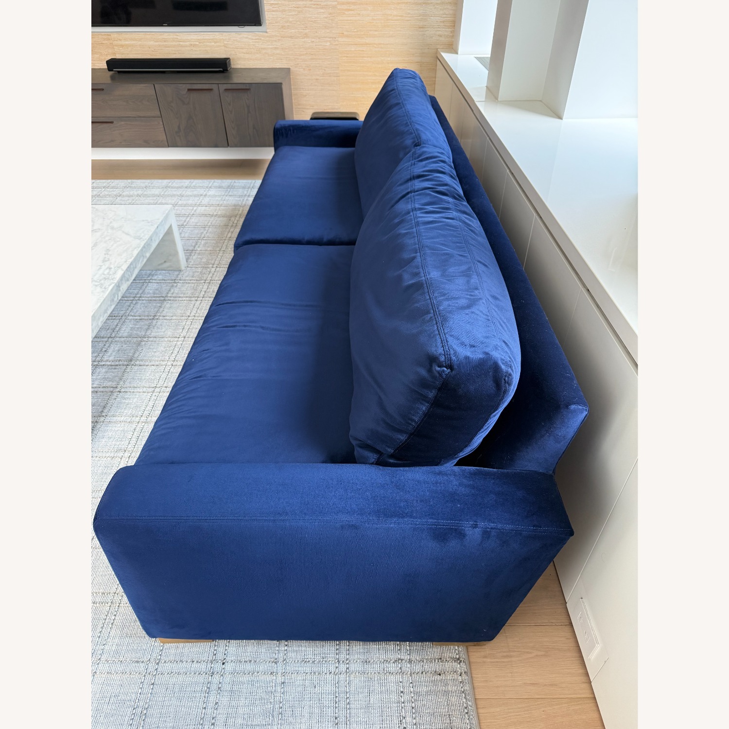 Restoration Hardware Cloud 2-Cushion Sofa Indigo - image-2