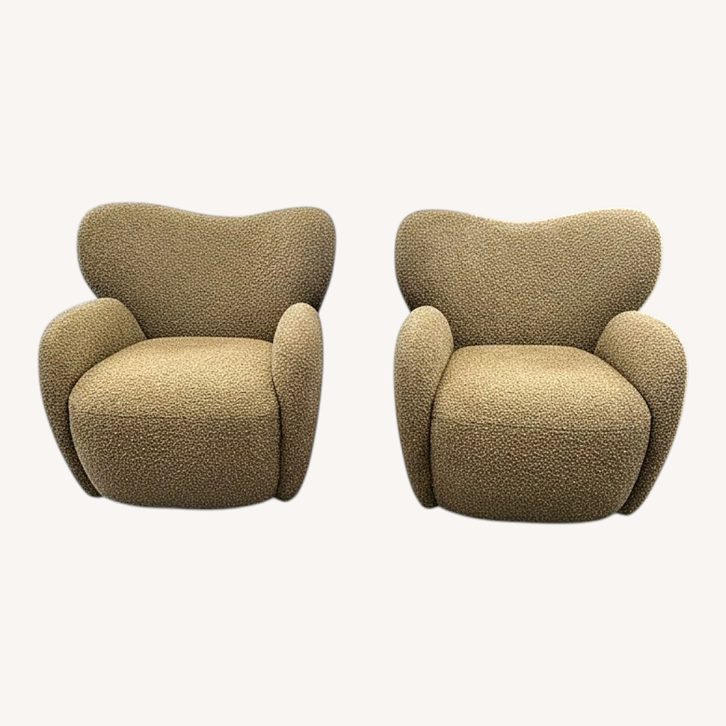 Image of Lulu And Georgia Ovid Swivel Chair By Aimee Song