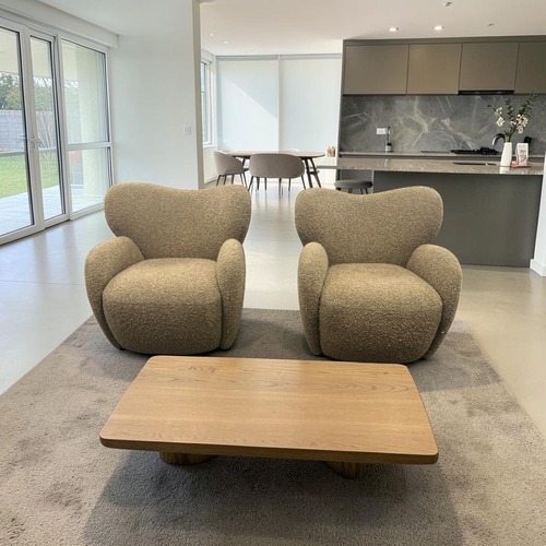 Used Lulu and Georgia Ovid Swivel Chair by Aimee Song for sale on AptDeco