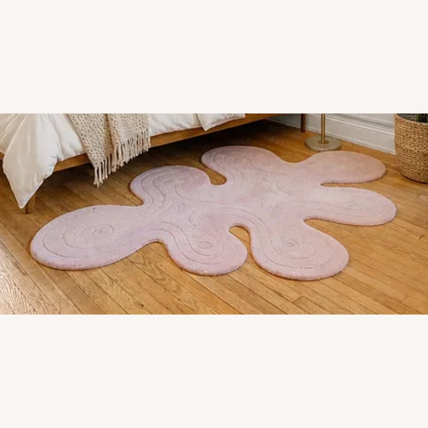 MUSH Studios Pink Lrg. Dune Rug New Zealand Wool - image-4