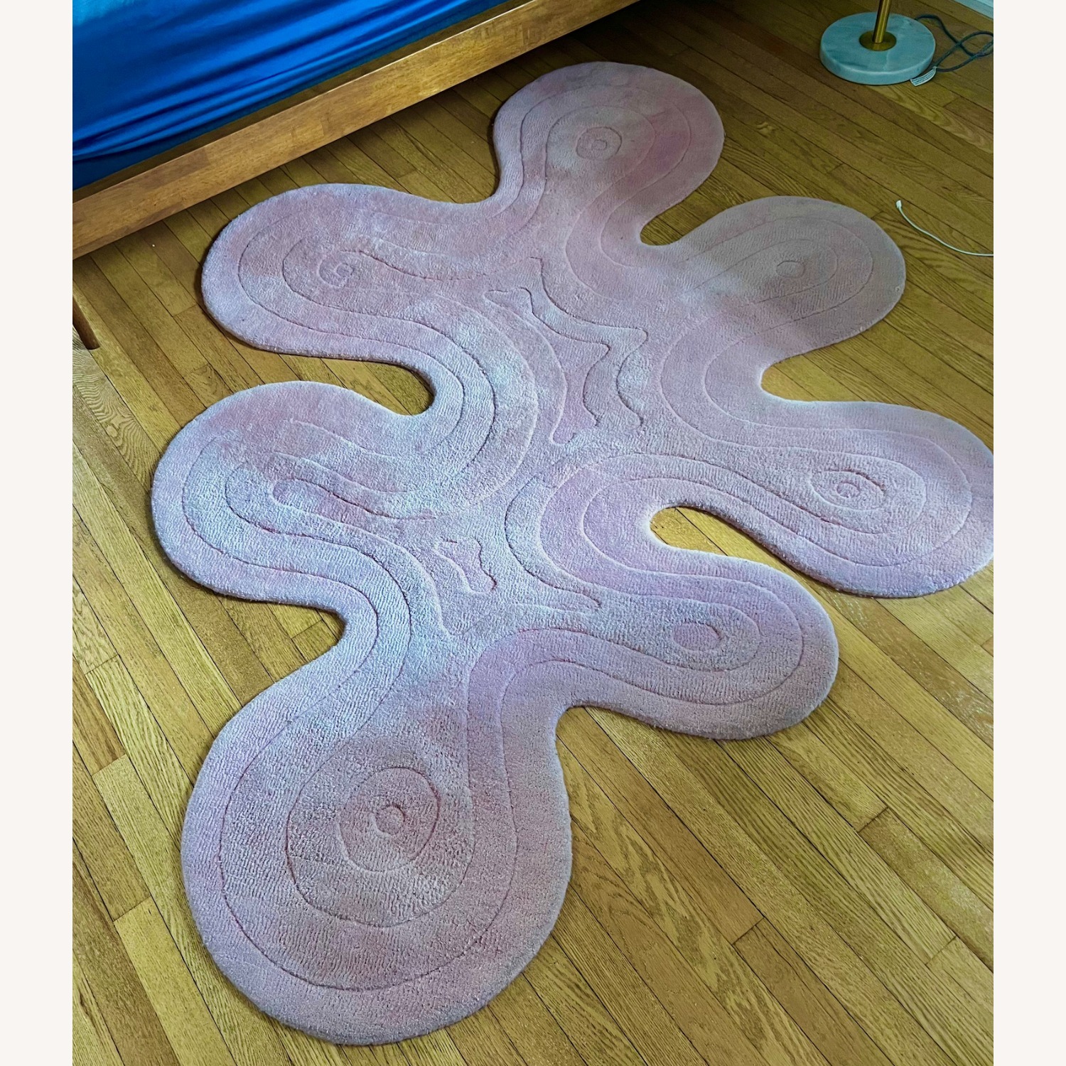 MUSH Studios Pink Lrg. Dune Rug New Zealand Wool - image-3