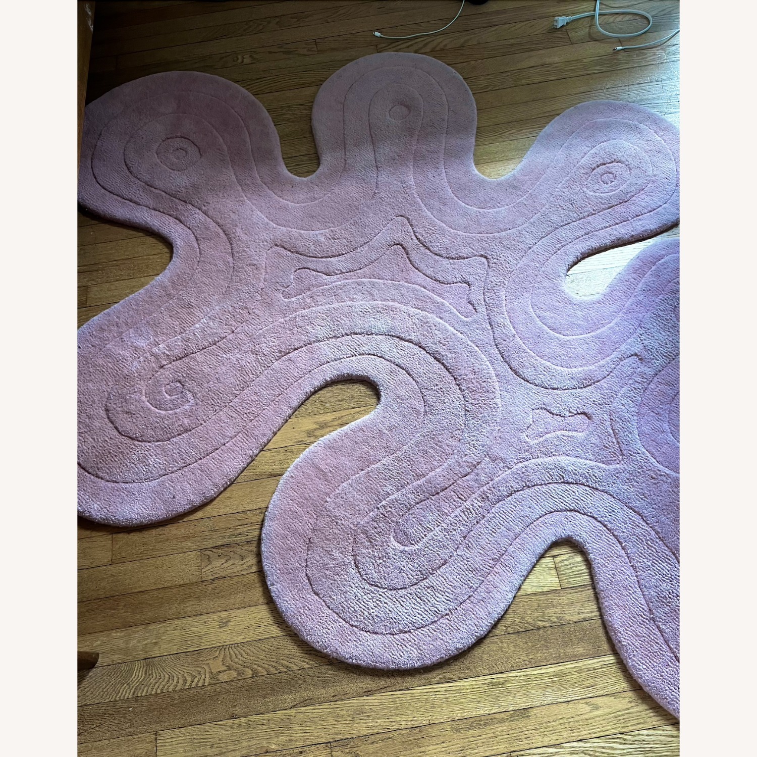 MUSH Studios Pink Lrg. Dune Rug New Zealand Wool - image-2