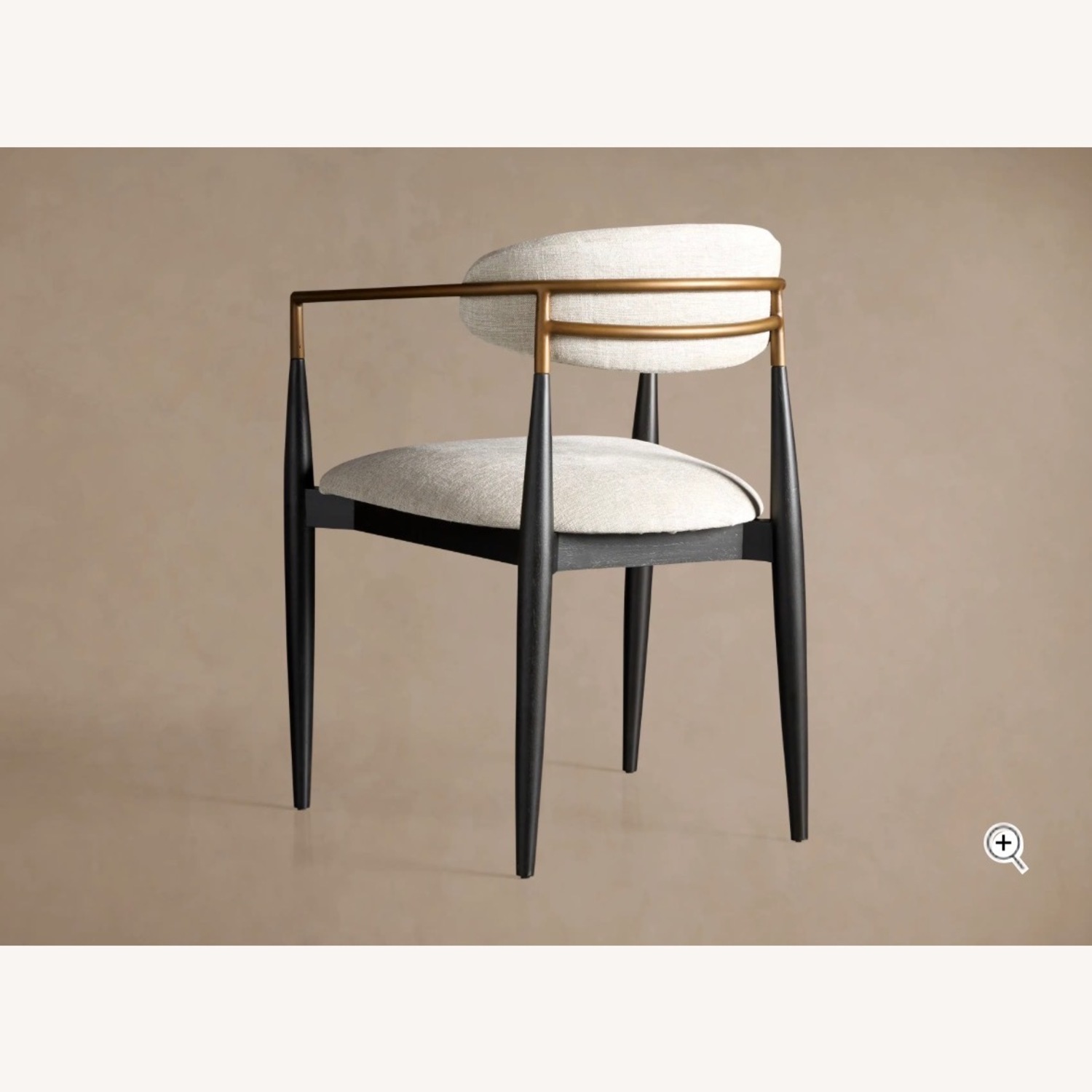 Arhaus Jagger White Fabric Dining Chair - image-3