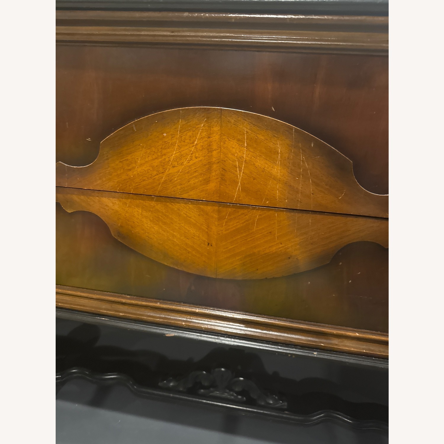 Vintage/Antique Finds Dark Brown Wood Sideboard - image-4