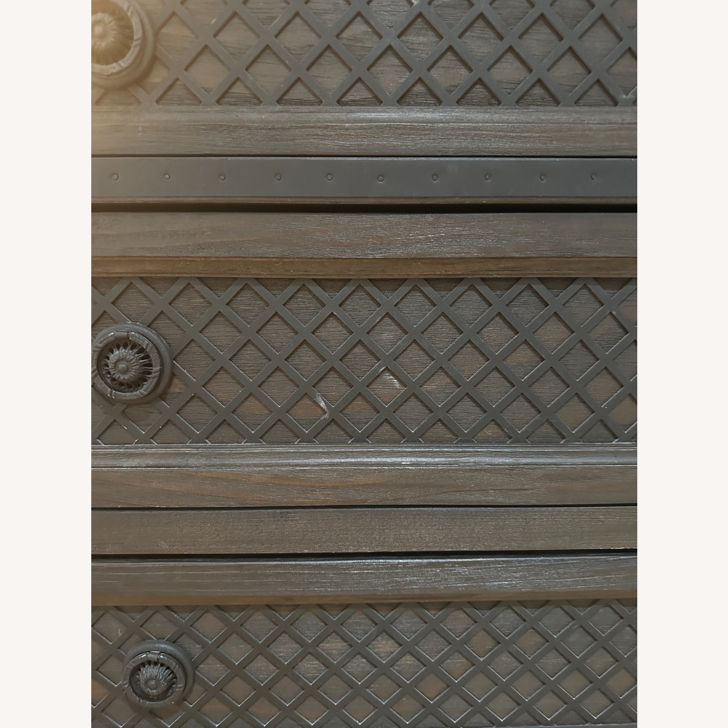 Restoration Hardware Louis XVI Treillage 5-Drawer Dresser - image-4