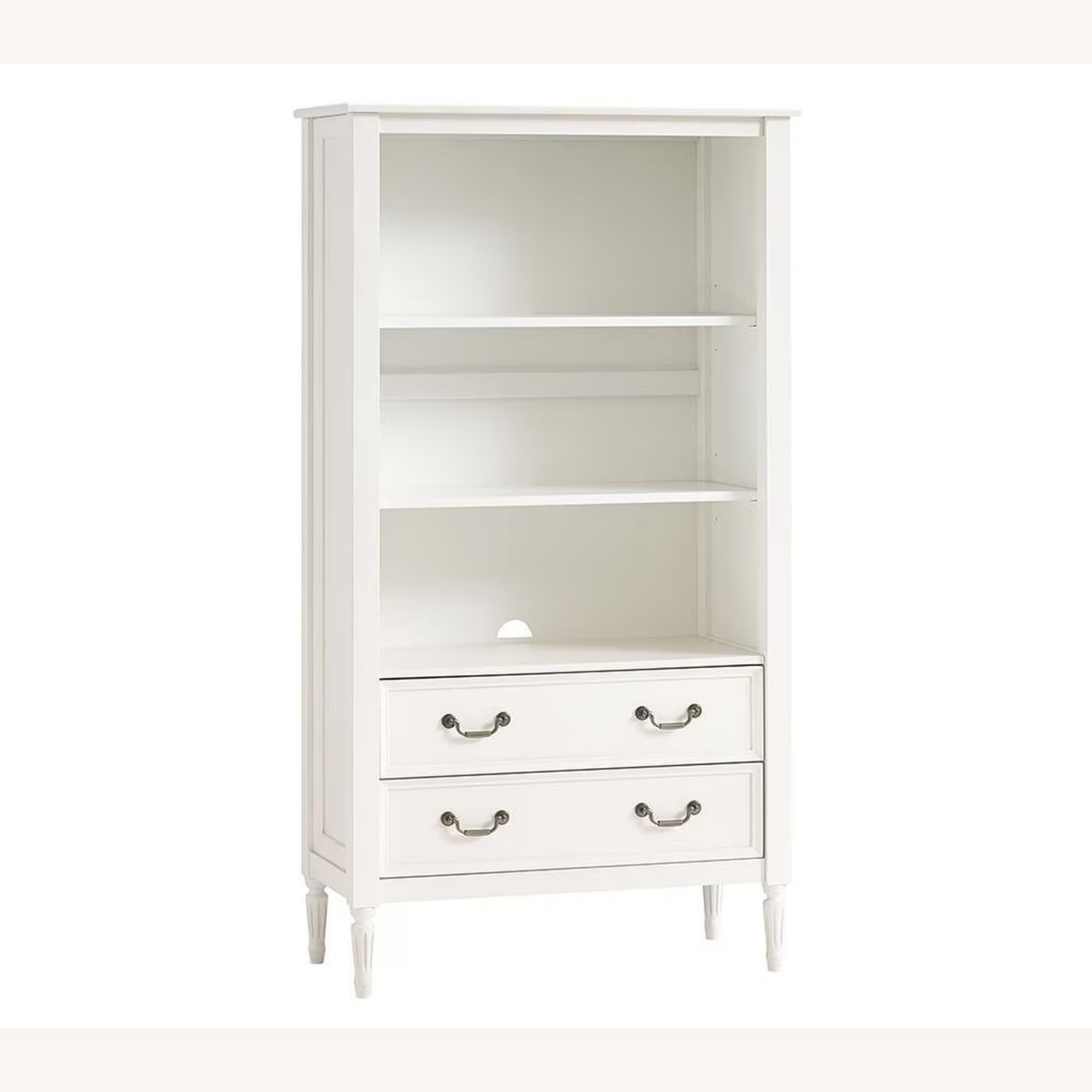 Pottery Barn Kids Blythe Light Gray Wood Bookcase - image-4