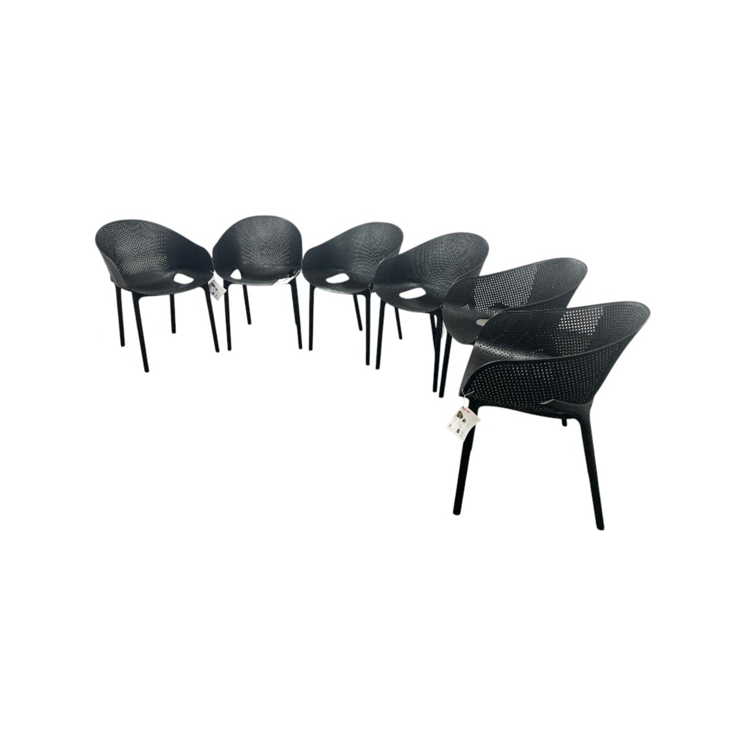 AllModern Farrah Stacking Patio Dining Armchair  - image-3