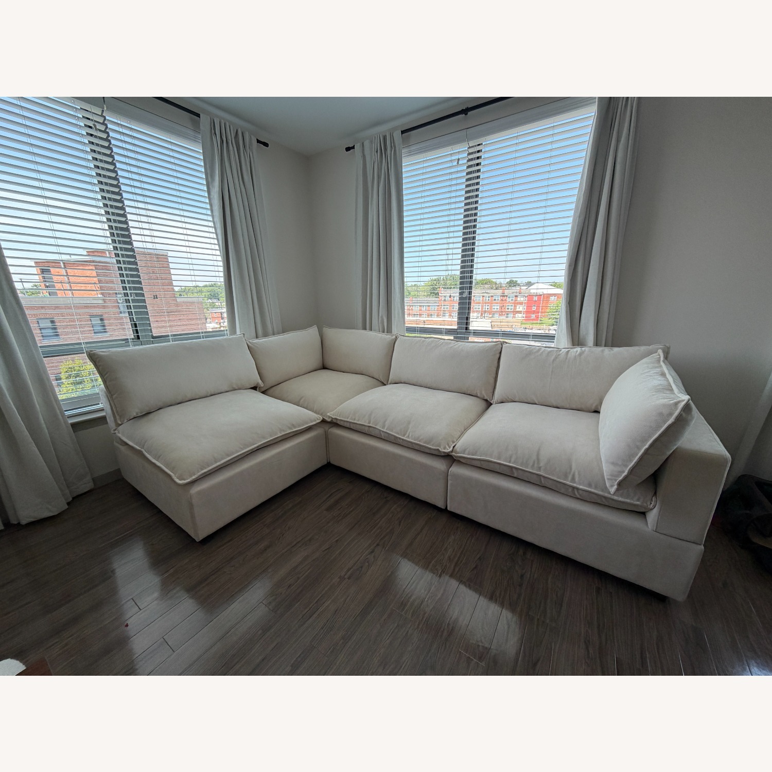 4+ Seater Sofa Cloud" Couch - image-1