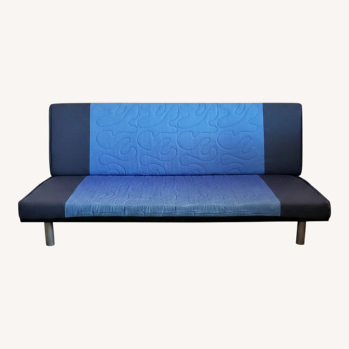 Used Blue Wood Full Bed for sale on AptDeco