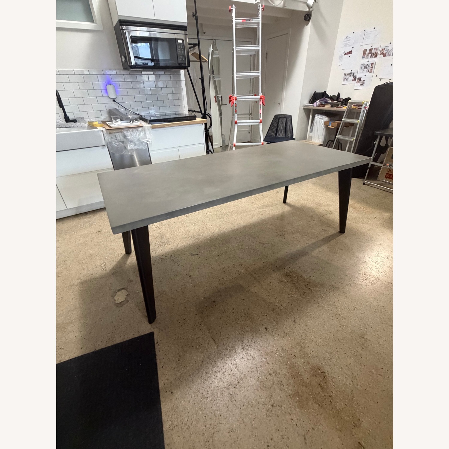CB2 Harper Dining Table with Concrete Top - image-4