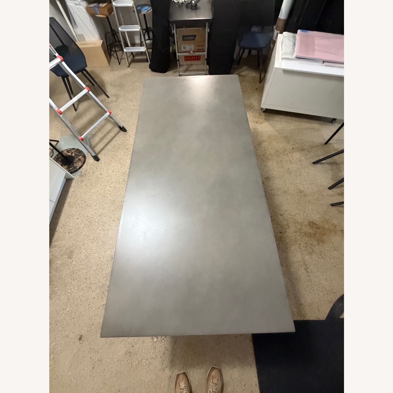 CB2 Harper Dining Table with Concrete Top - image-10