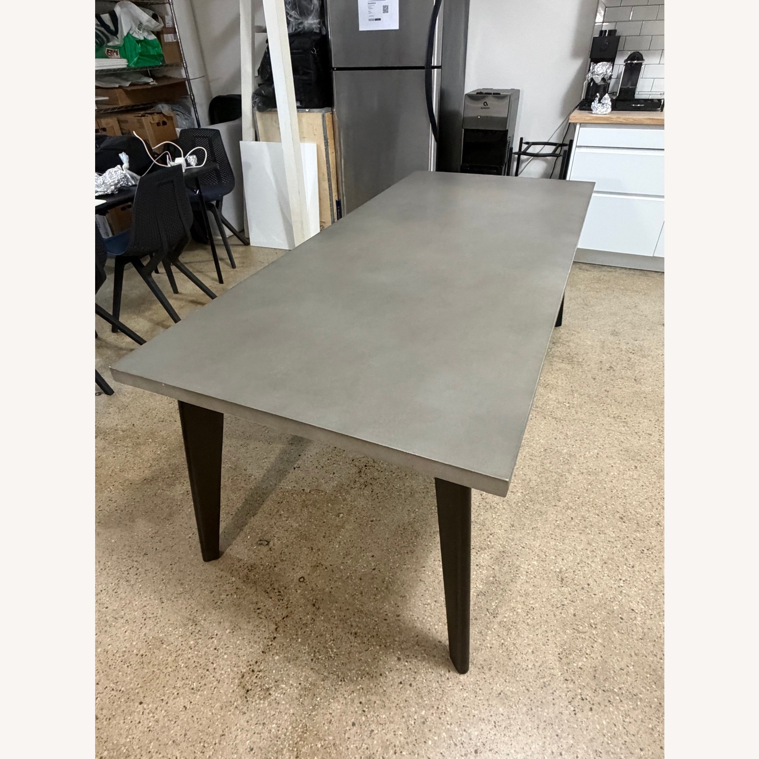 CB2 Harper Dining Table with Concrete Top - image-3