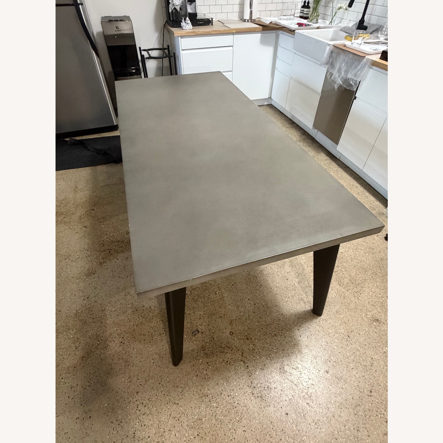 CB2 Harper Dining Table with Concrete Top - image-2