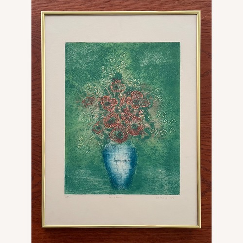 Used Mid Century Still Life limited Print Ed Ward for sale on AptDeco