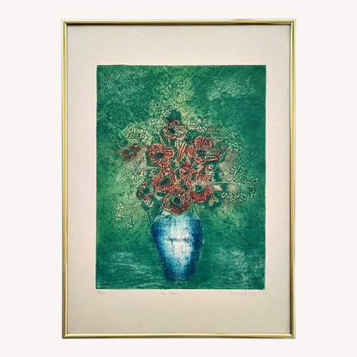 Used Mid Century Still Life limited Print Ed Ward for sale on AptDeco