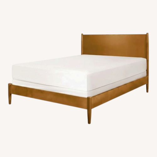 Used Crosley Furniture Landon Light Brown Queen Bed for sale on AptDeco