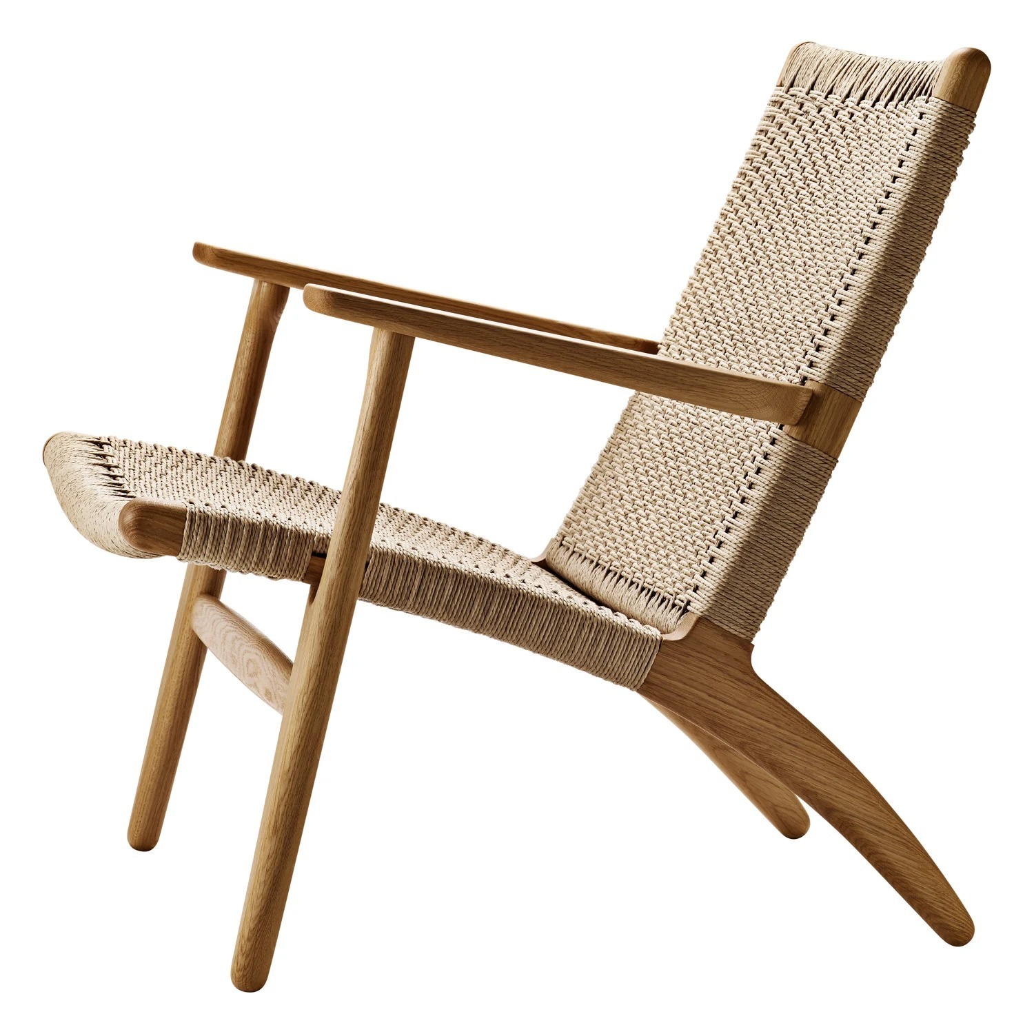 Hans Wegner Natural Wood Accent Chair - image-2