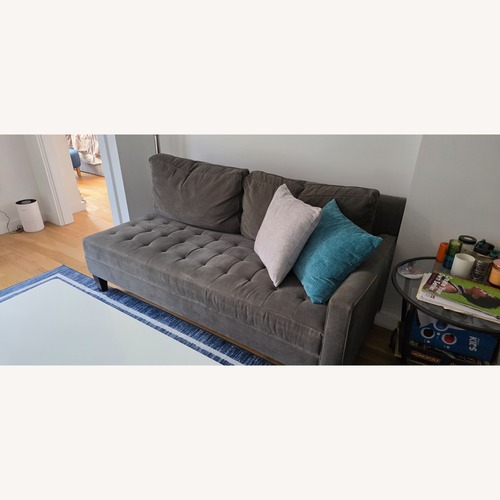 Used Z Gallerie Dark Gray Sofa for sale on AptDeco