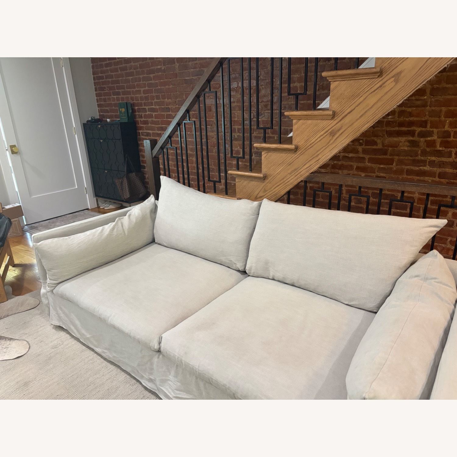 Magnolia Rowan Natural Fabric 3+ Seater Sofa - image-2