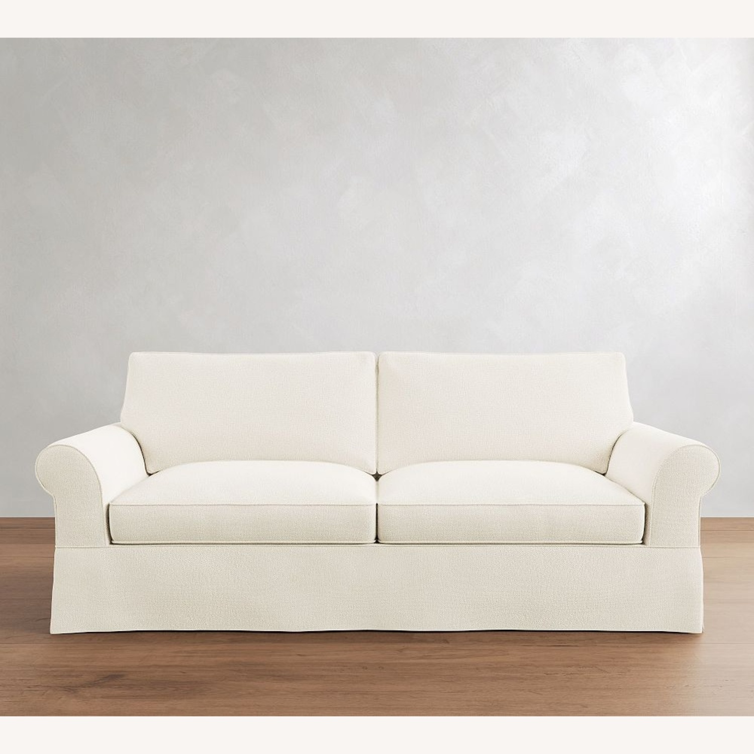 Pottery Barn Natural Linen PB Comfort Grand Sofa (92”) - image-4