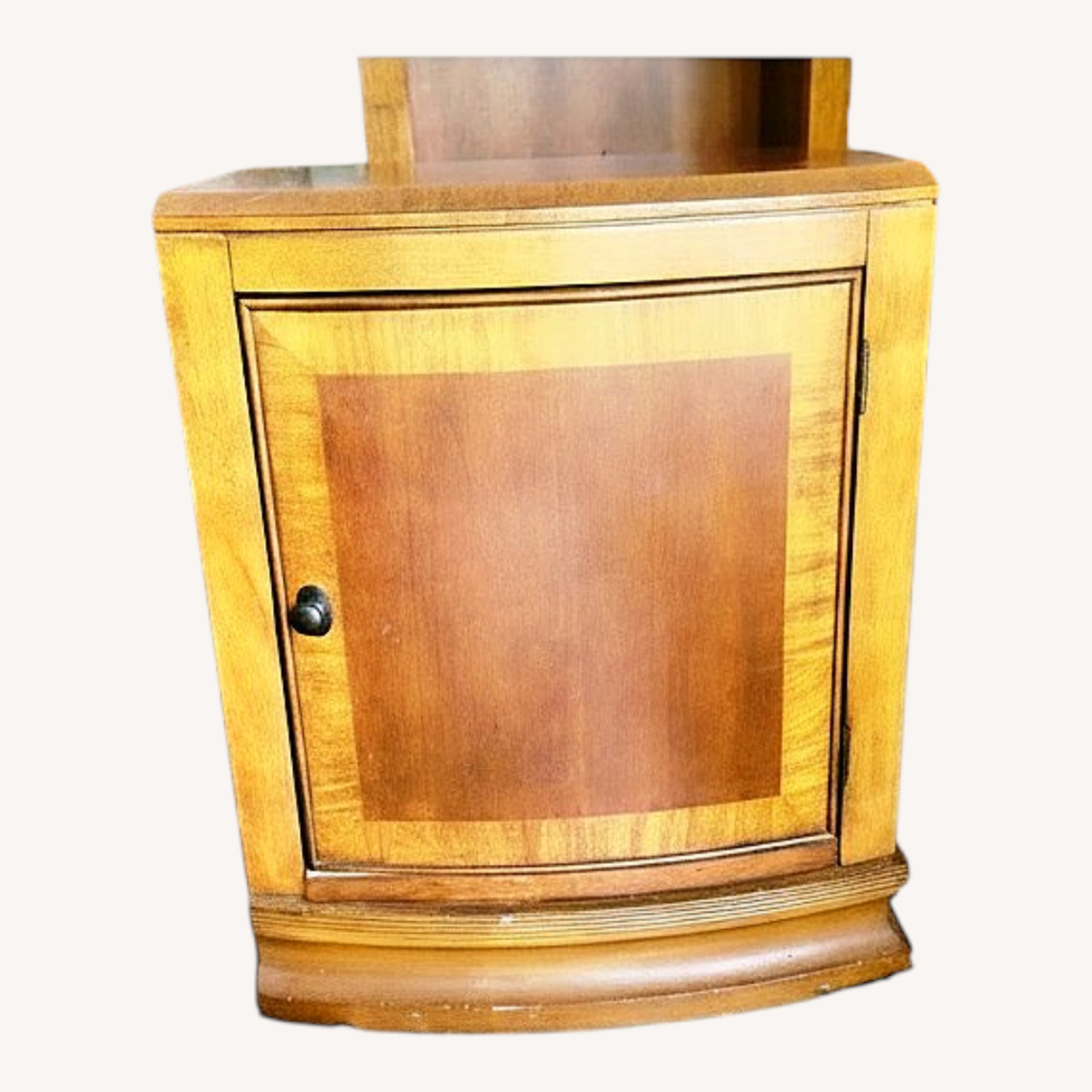 Natural Wood Media Storage - image-0