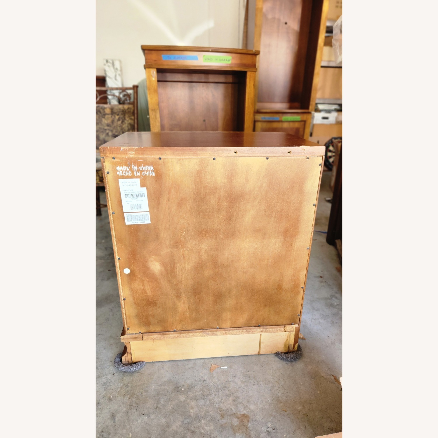 Natural Wood Media Storage - image-4