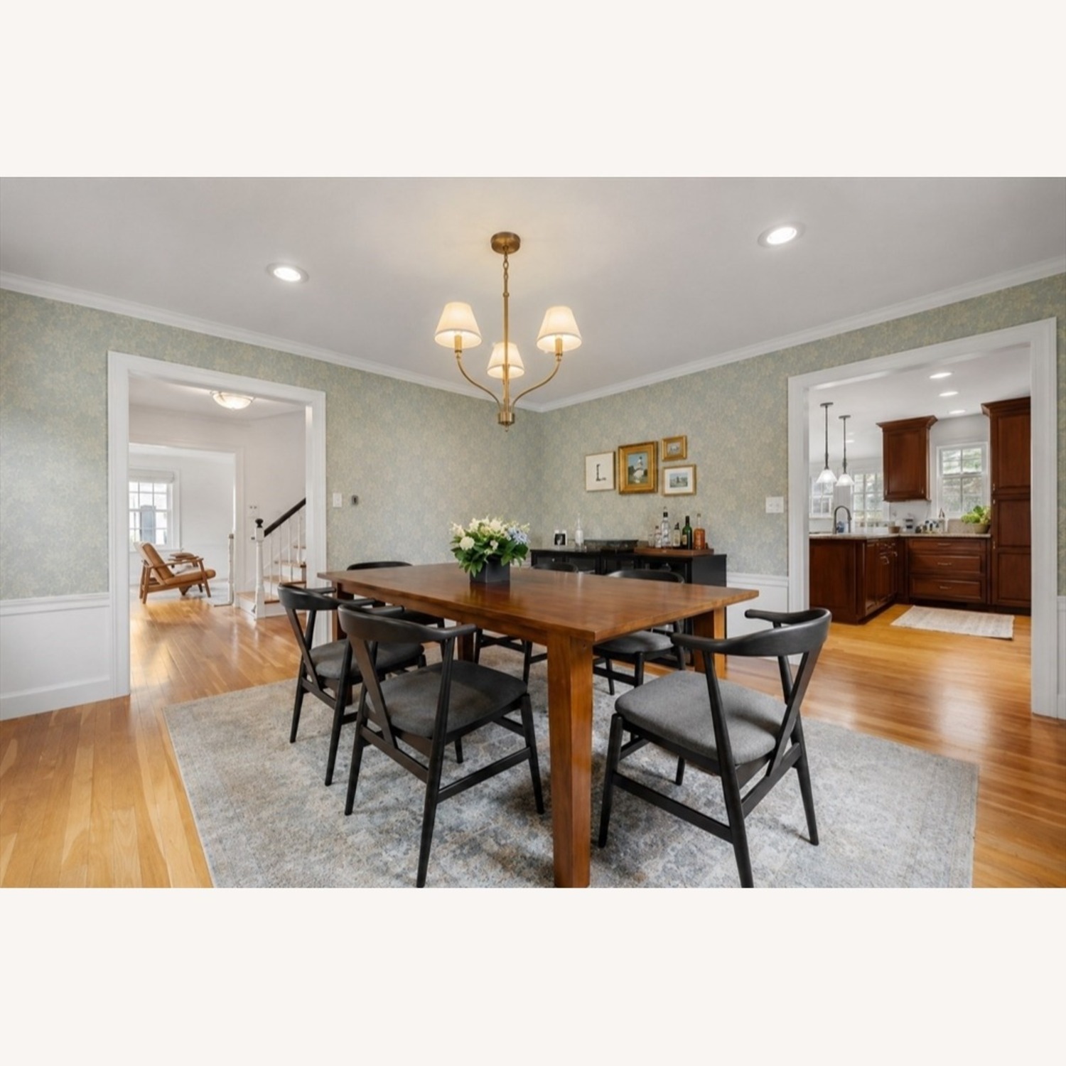 Room & Board Evan Dark Brown Wood Dining Chairs - image-3