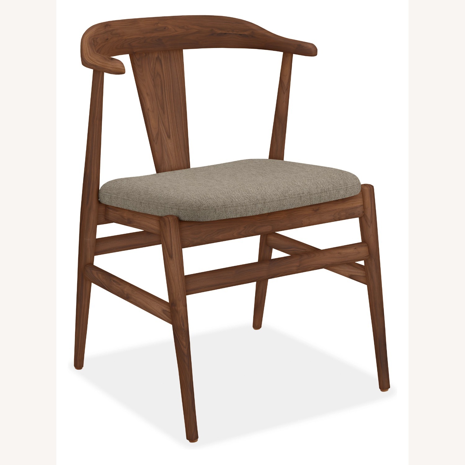 Room & Board Evan Dark Brown Wood Dining Chairs - image-1