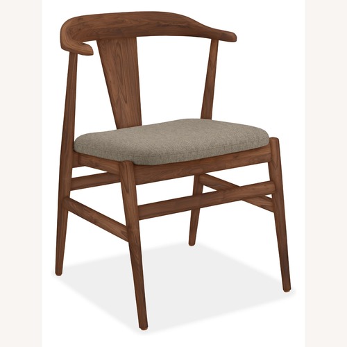 Used Room & Board Evan Dark Brown Wood Dining Chairs for sale on AptDeco