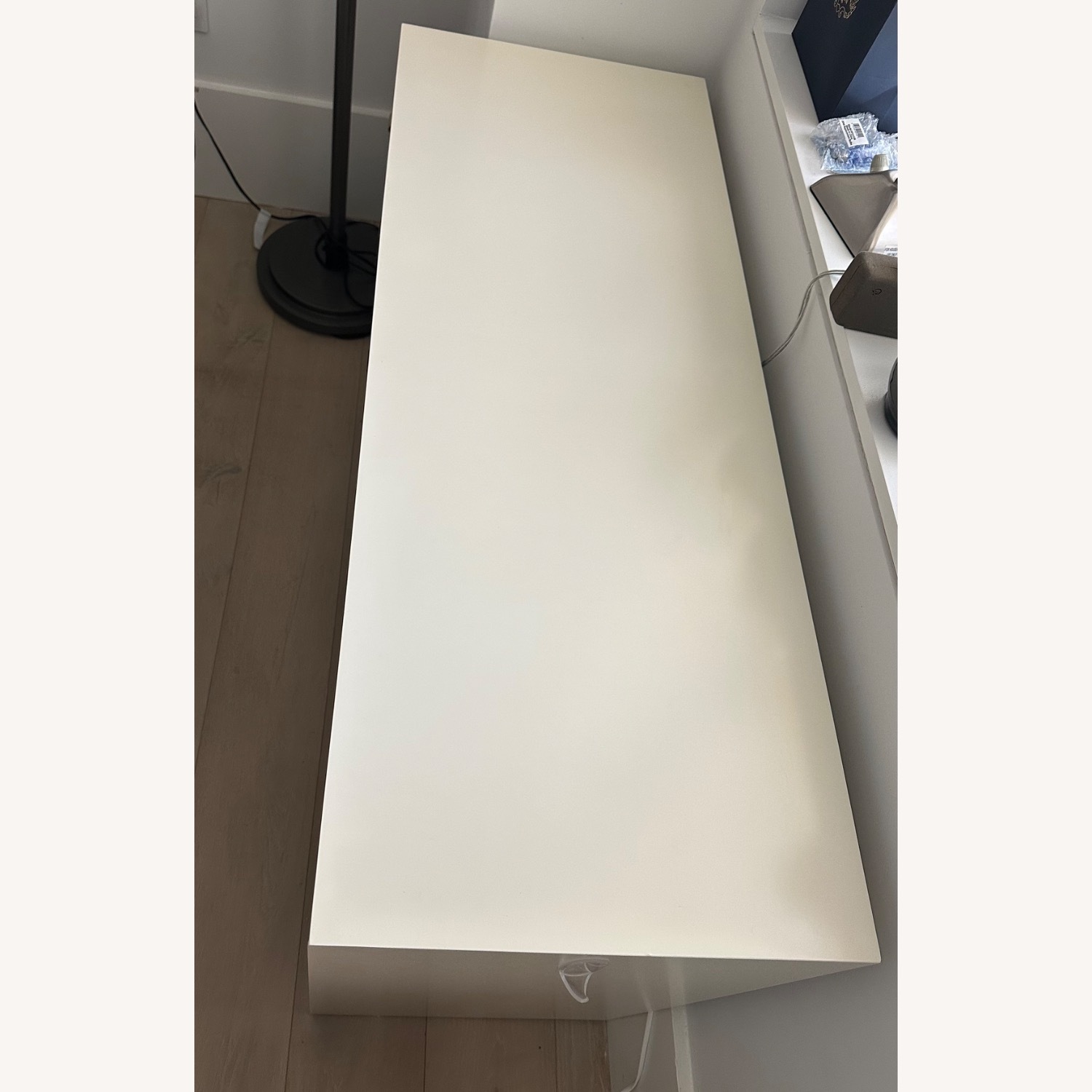 Anthropologie White Wood Desk - image-6