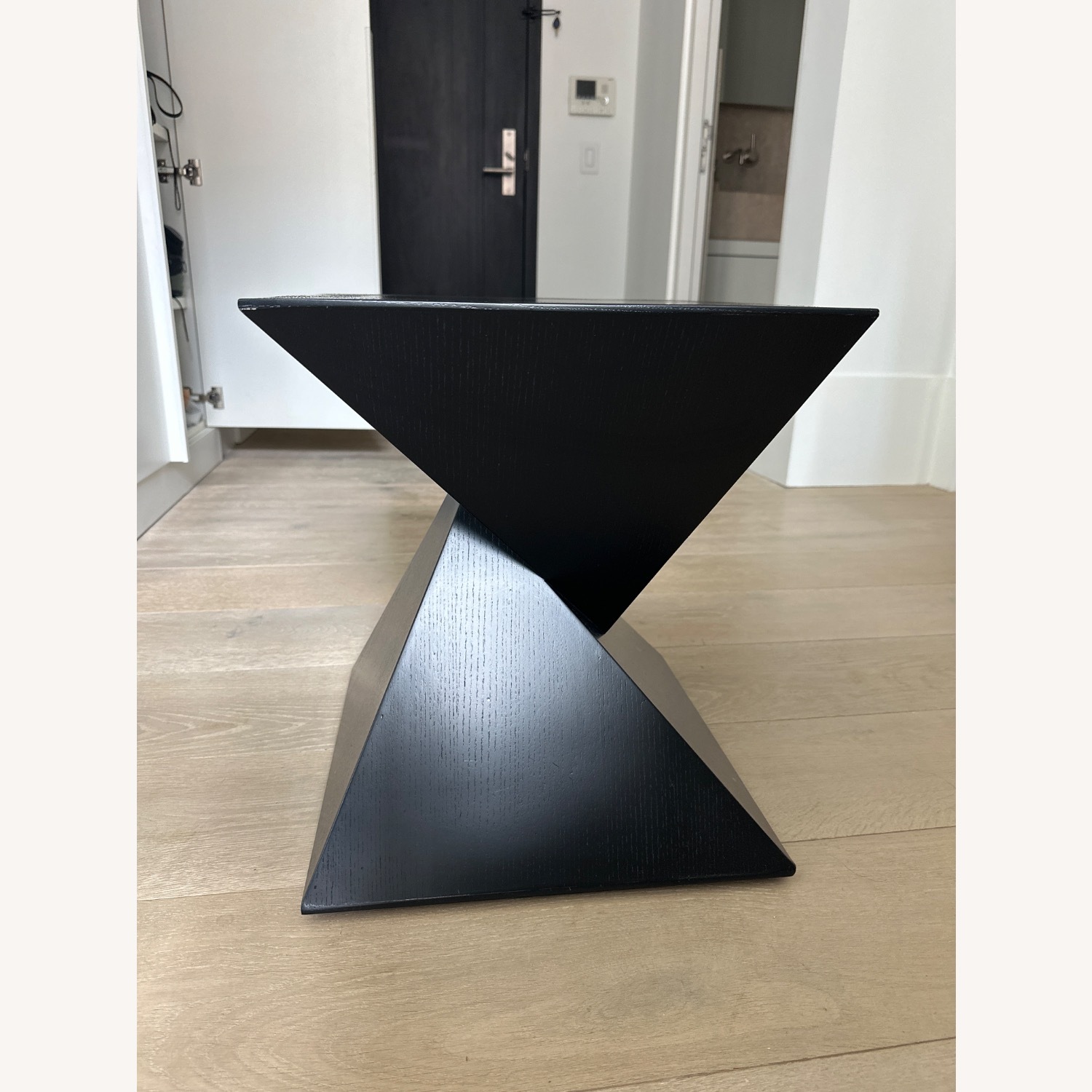 France and Son Luxor Black Wood Side Tables - image-1