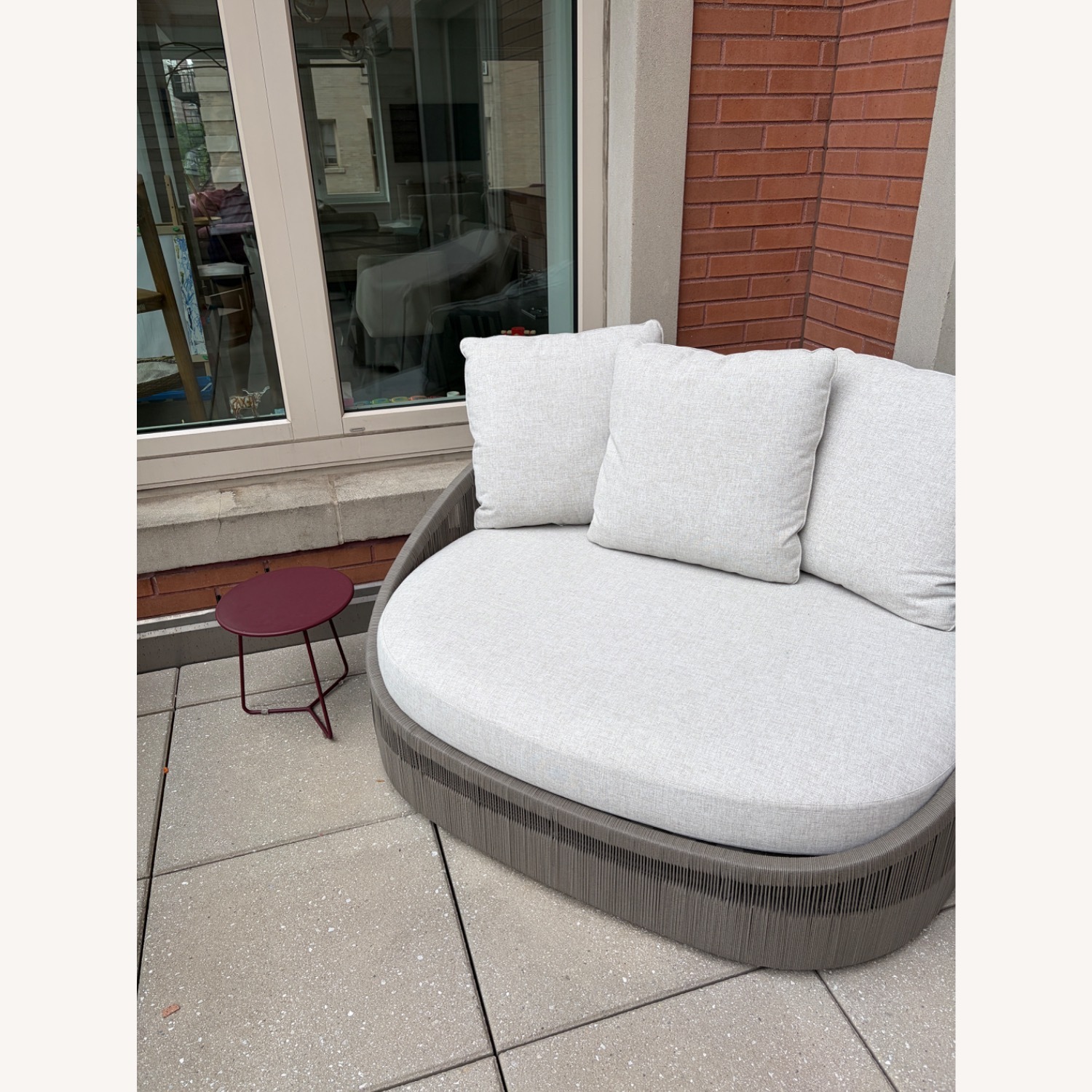 West Elm Porto Lounge Chair with Cover - image-2