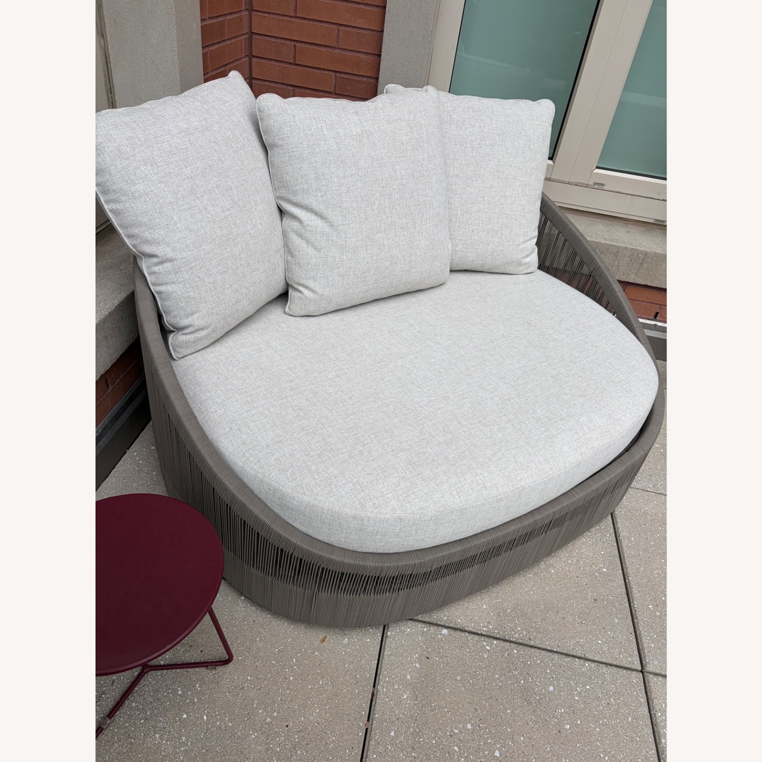 West Elm Porto Lounge Chair with Cover - image-3