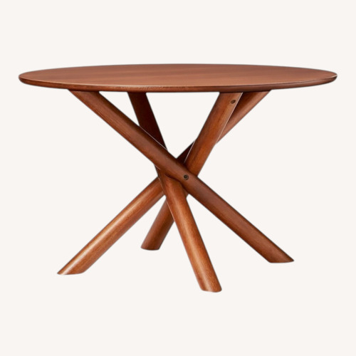 Used West Elm Jax Dark Brown Wood Dining Table for sale on AptDeco