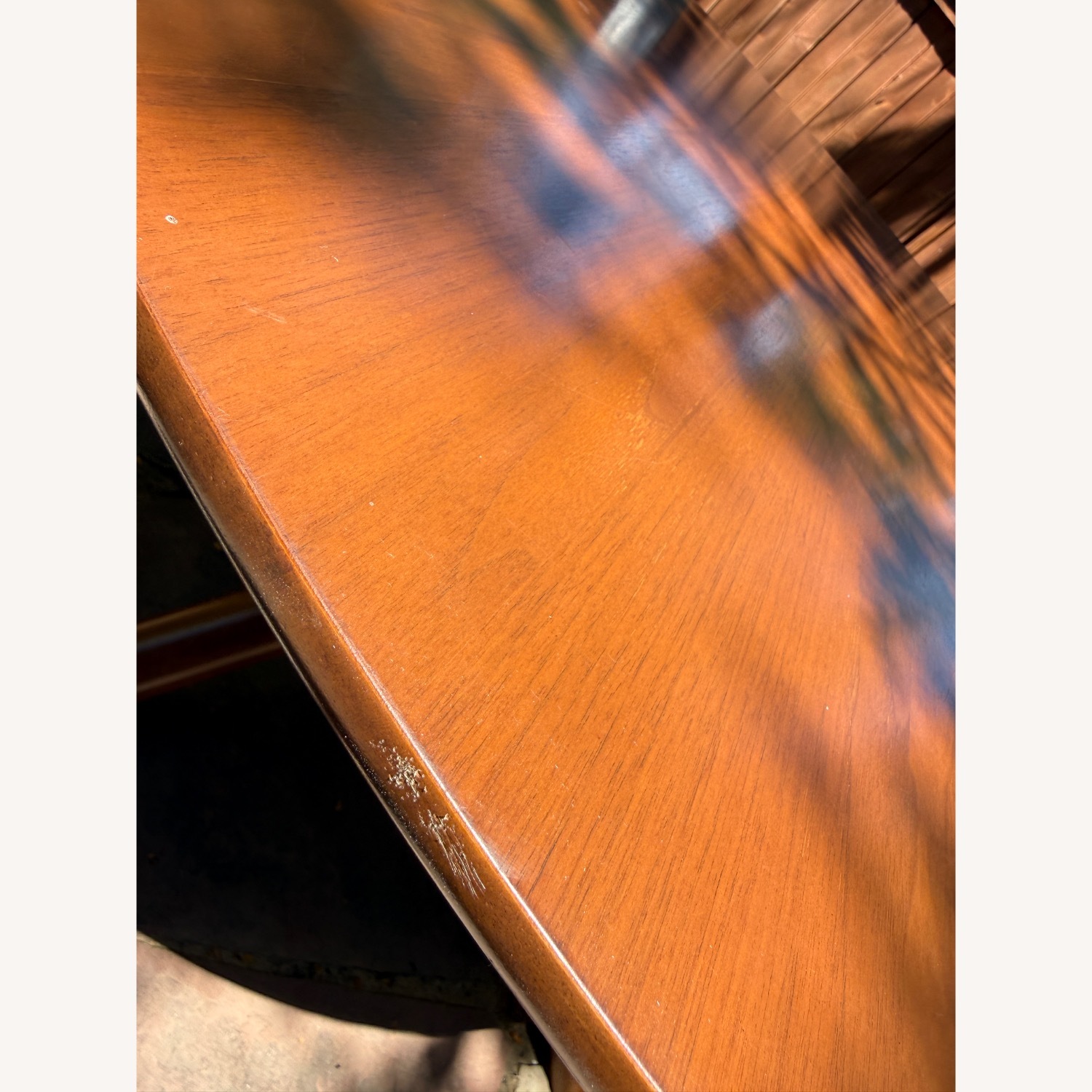West Elm Jax Dark Brown Wood Dining Table - image-5