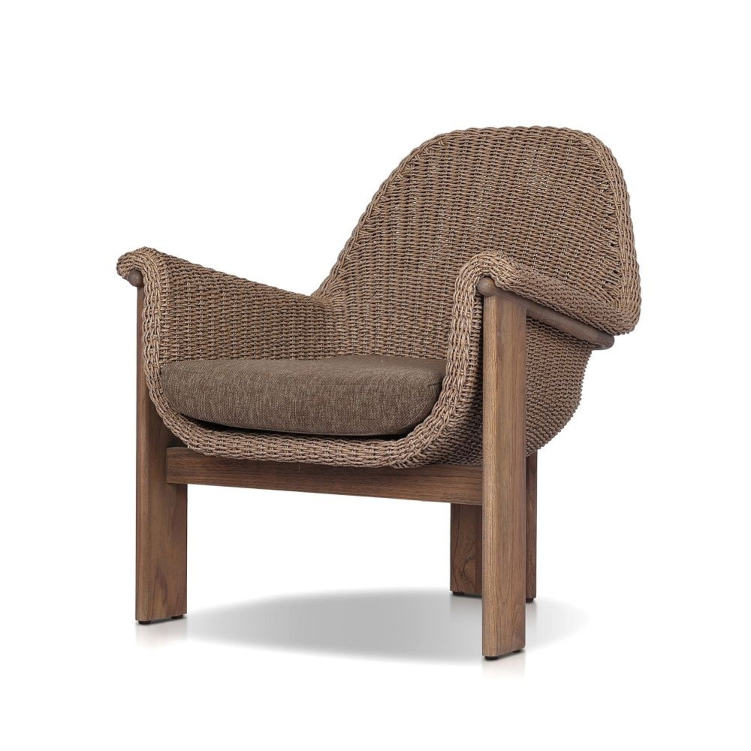 West Elm Lenai Outdoor Teak Chair with Cover - image-5