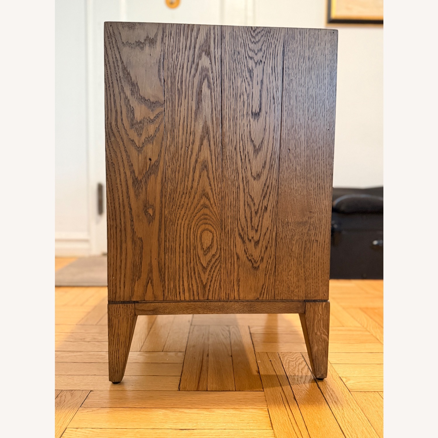 Restoration Hardware Cayden Dark Brown Side Table - image-3