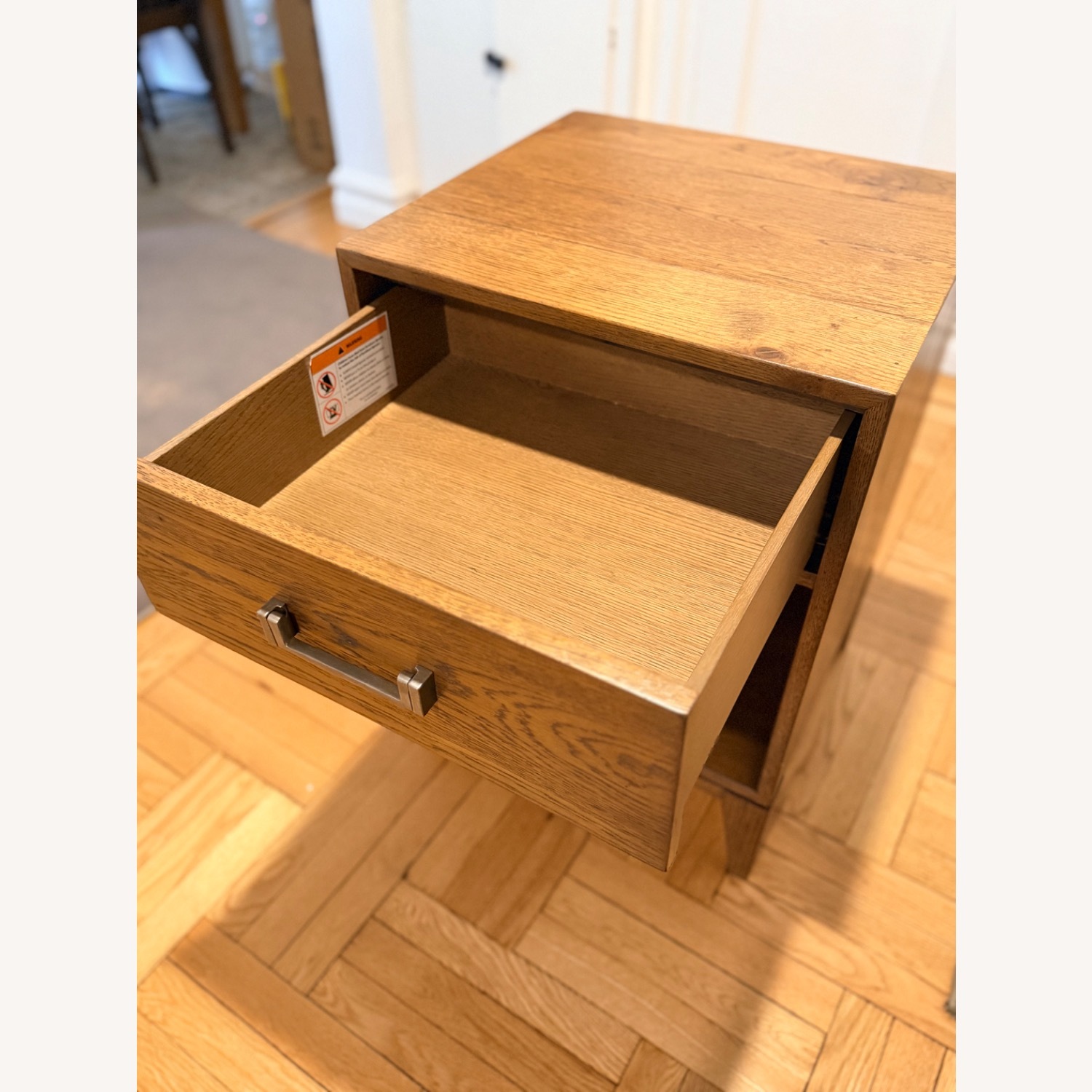 Restoration Hardware Cayden Dark Brown Side Table - image-4