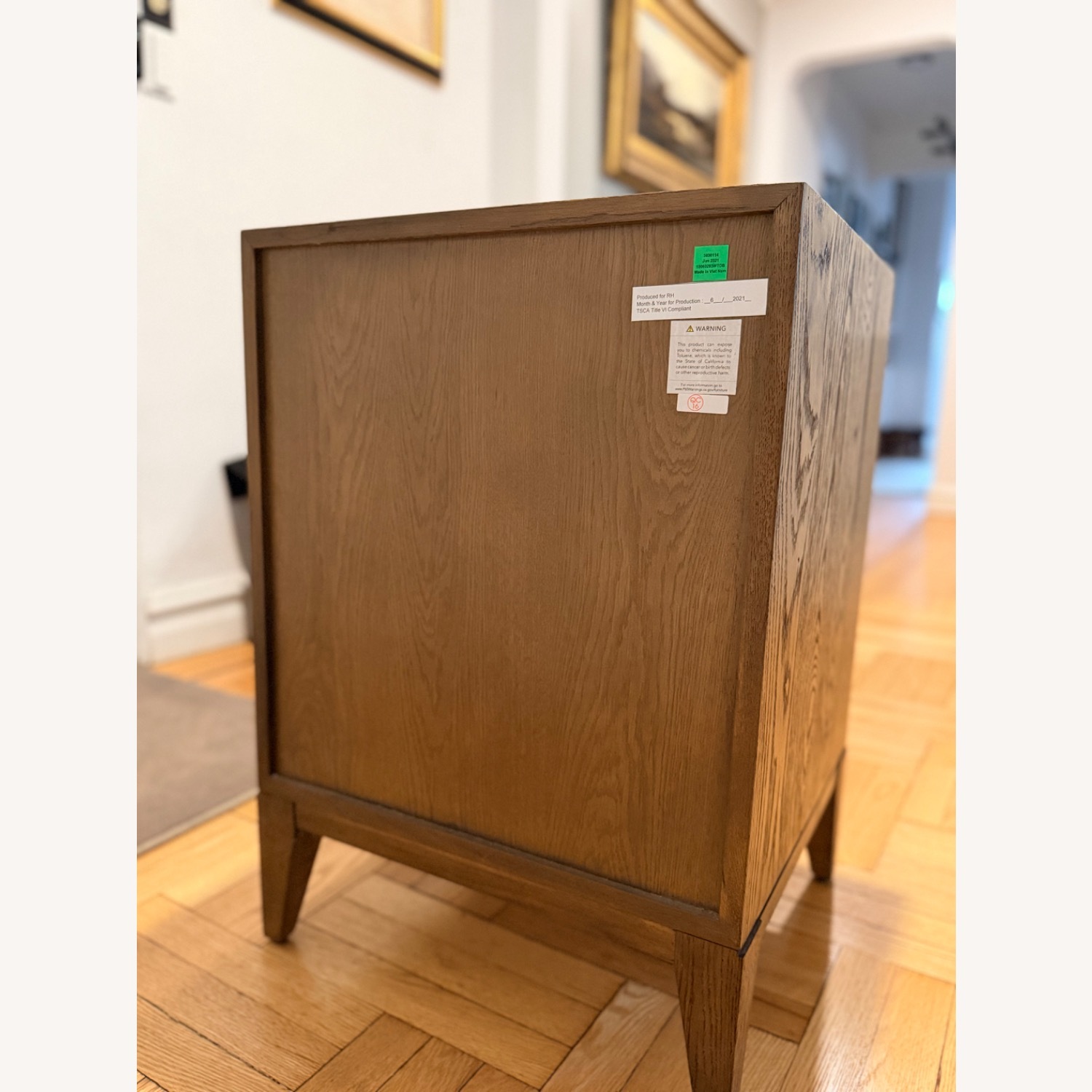 Restoration Hardware Cayden Dark Brown Side Table - image-5