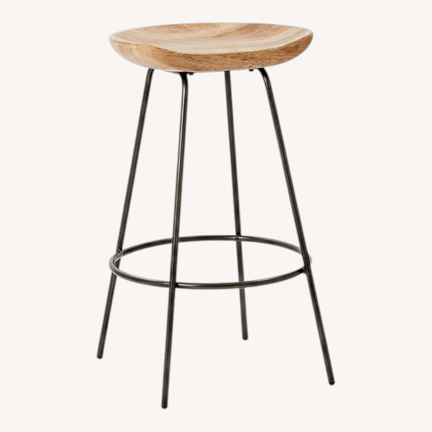 West Elm Natural Stone Ottoman - image-5