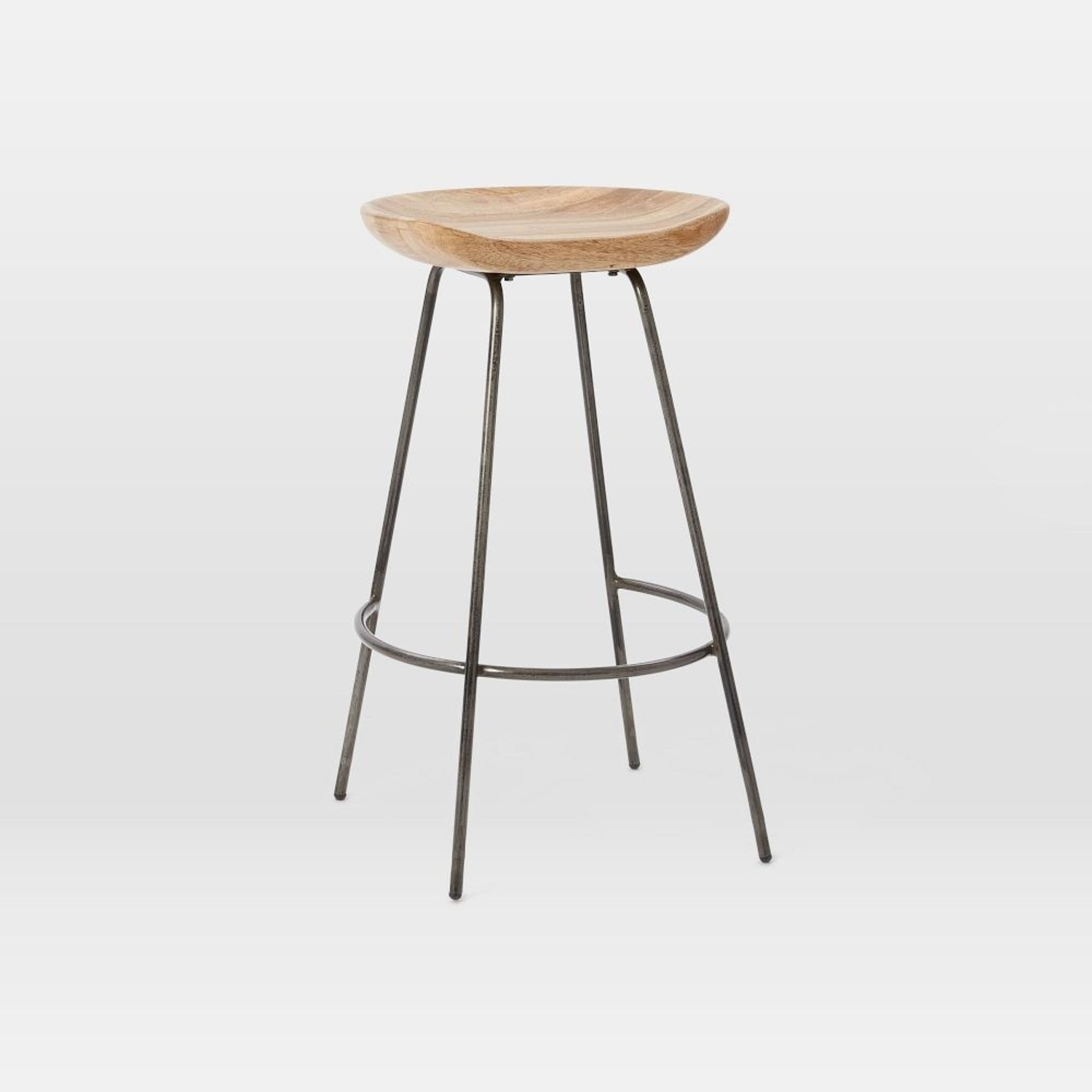 West Elm Natural Stone Ottoman - image-4